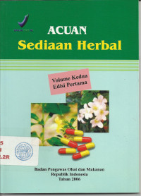 Image of Acuan Sediaan Herbal vol 2 ed 1