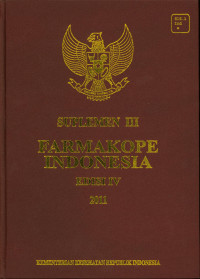 Image of Supplemen III Farmakope Indonesia