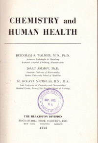 Chemistry and Human Health
