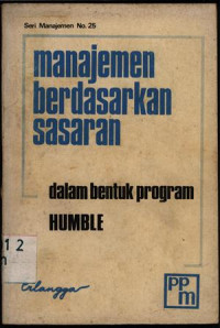 Image of Manajemen Berdasarkan Sasaran : dalam bentuk program humble