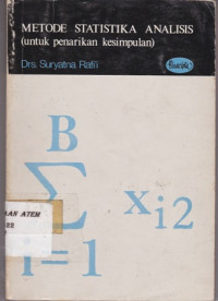 Image of Metode Statistika Analisis ( untuk penarikan kesimpulan)