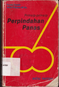 Image of Prinsip-prinsip Perpindahan Panas