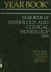 Image of YEAR BOOK OF PATHOLOGY AND CLINICAL PATHOLOGY