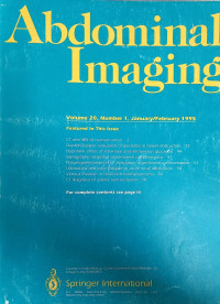 Abdominal Imaging Vol. 20 Nomor 1