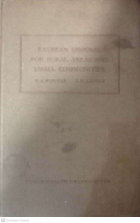 Image of Excreta Disposal For Rural Areas and Small Communities