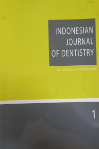 Image of Indonesia Journal Of Dentistry Vol 13 No.1 Ed. Khusus XIV/2006