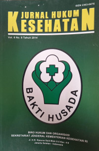 Jurnal Hukum Kesehatan Vol.6 Nomor. 8