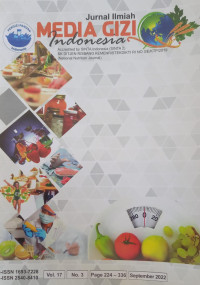 Jurnal Ilmiah Media Gizi indonesia Vol. 17.  No. 2  May th 2022