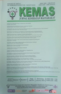 Jurnal Kesehatan Masyarakat (KEMAS) Vol.17 No.3 Januari 2022