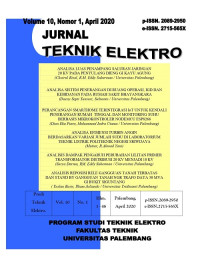 Image of Jurnal Teknik Elektro: Volume 11, No.1, (2021)