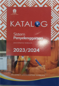 Katalog  Sistem Penyelenggaraan Universitas Terbuka 2023/2024
