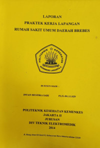 Laporan Praktek Kerja Lapangan RSU Daerah Brebes    P23138111025