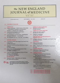 The New England Journal of Medicine Vol. 371 No 21