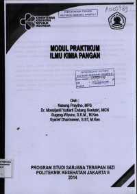 Ilmu Teknologi Pangan : Modul Praktikum D4