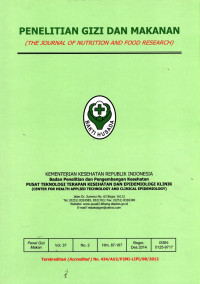 Penelitian Gizi dan Makanan Vol.37 No.2