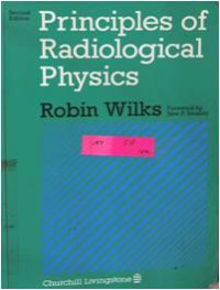 Image of Principles of Radiological Physics